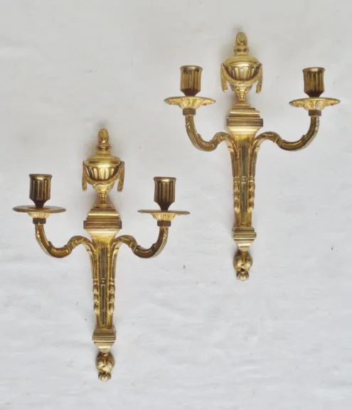 PAAR WANDLEUCHTEN AUS DER ZEIT LOUIS XVI