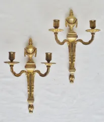 PAAR WANDLEUCHTEN AUS DER ZEIT LOUIS XVI