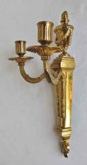 PAAR WANDLEUCHTEN AUS DER ZEIT LOUIS XVI