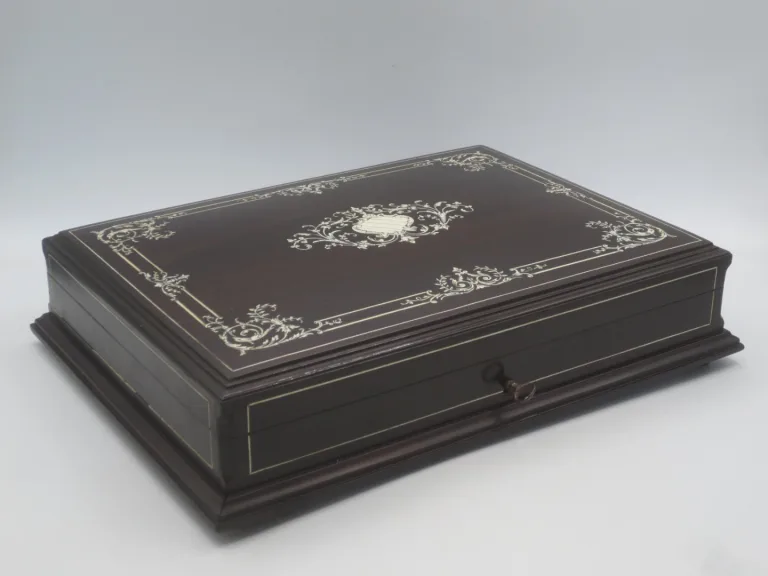 NAPOLEON III PERIODE TOKEN BOX signiert TAHAN