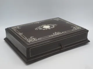 NAPOLEON III PERIODE TOKEN BOX signiert TAHAN