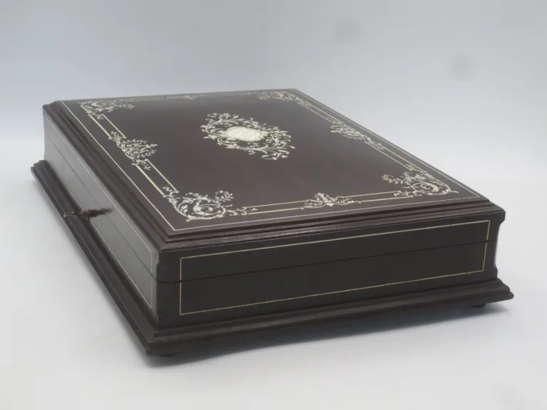 NAPOLEON III PERIODE TOKEN BOX signiert TAHAN
