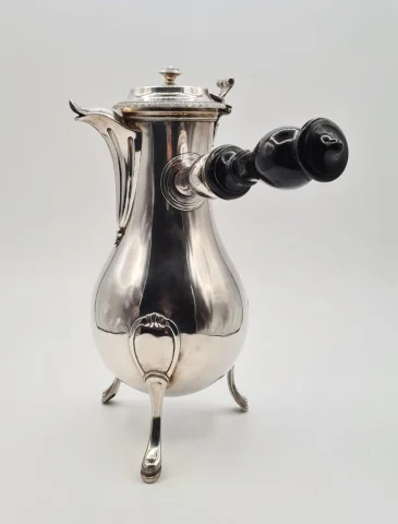 Große Dreifuß-Kaffeekanne, Paris Erster Hahn, 1798–1809 — Guter Zustand