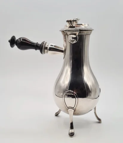 Große Dreifuß-Kaffeekanne, Paris Erster Hahn, 1798–1809 — Guter Zustand