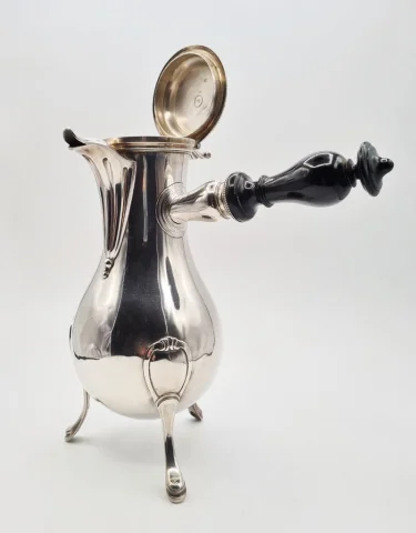 Große Dreifuß-Kaffeekanne, Paris Erster Hahn, 1798–1809 — Guter Zustand