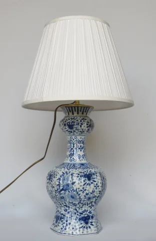 Lampada in faïence di Delft, XIX secolo — Buono stato