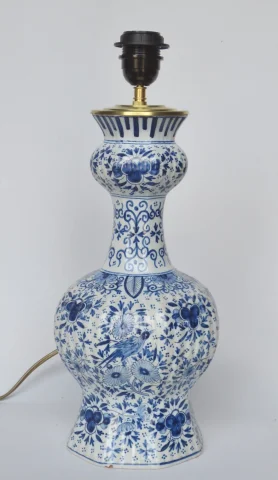 Lampada in faïence di Delft, XIX secolo — Buono stato