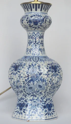 Lampada in faïence di Delft, XIX secolo — Buono stato