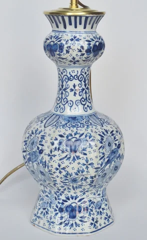Lampada in faïence di Delft, XIX secolo — Buono stato