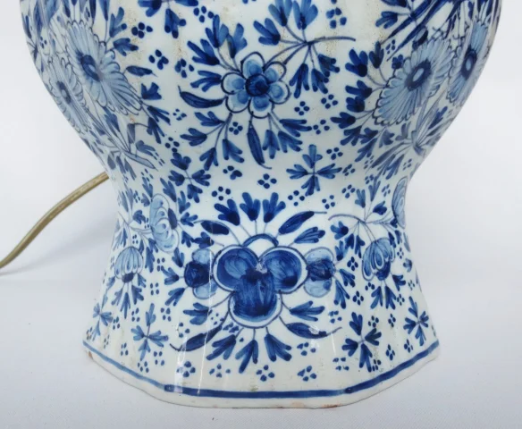 Lampada in faïence di Delft, XIX secolo — Buono stato