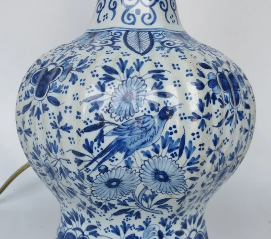 Lampada in faïence di Delft, XIX secolo — Buono stato