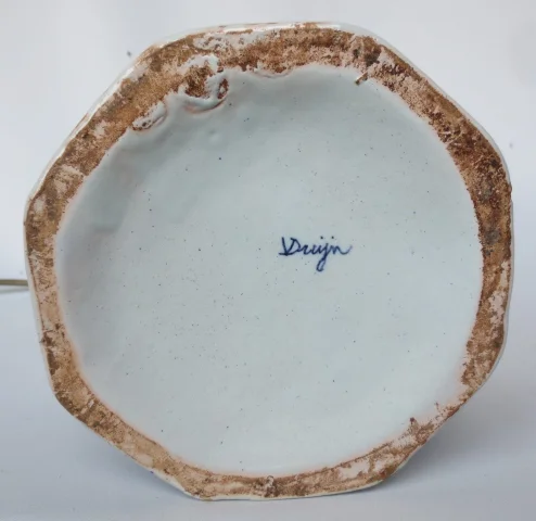 Lampada in faïence di Delft, XIX secolo — Buono stato