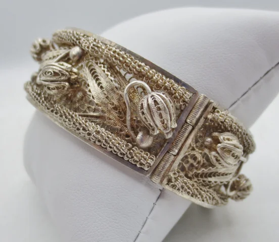 Armband aus Silberfiligran — Guter Zustand