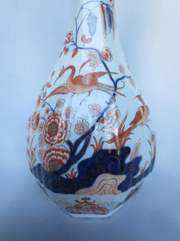 Faience lamp, 19e eeuw, Imari-decoratie — Goede staat