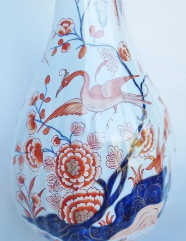 Faience lamp, 19e eeuw, Imari-decoratie — Goede staat