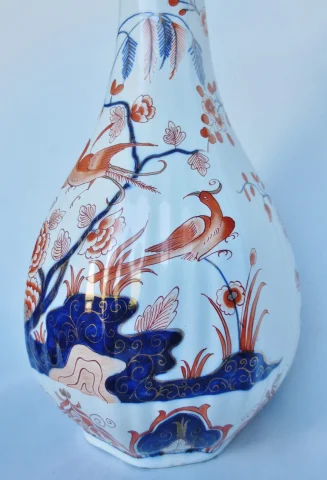 Faience lamp, 19e eeuw, Imari-decoratie — Goede staat
