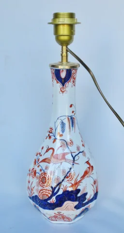 Faience lamp, 19e eeuw, Imari-decoratie — Goede staat