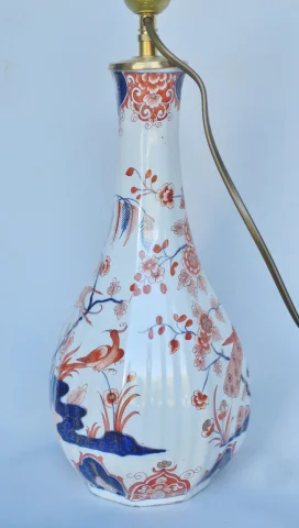 Faience lamp, 19e eeuw, Imari-decoratie — Goede staat