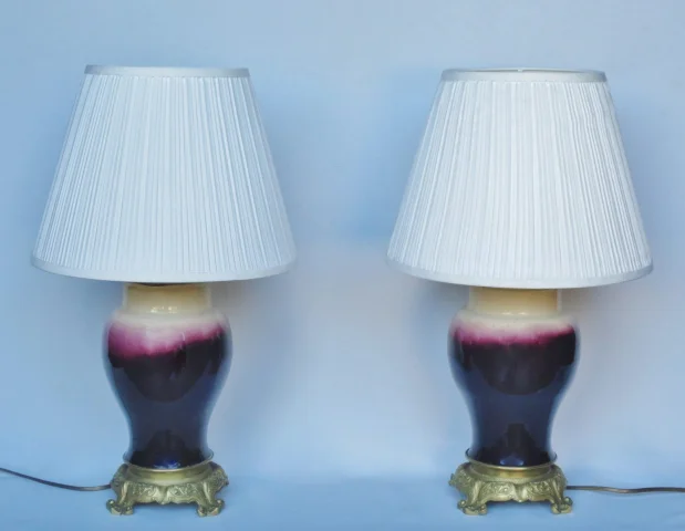 Paar Lampen, 19. Jahrhundert. — Guter Zustand