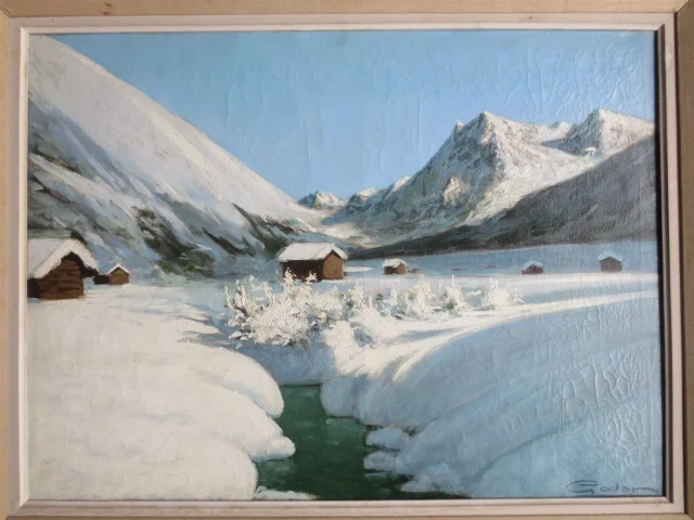 Pierre Godar, landschap van Savoie. — Goede staat