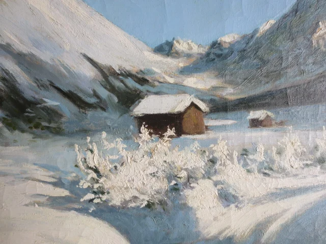 Pierre Godar, landschap van Savoie. — Goede staat