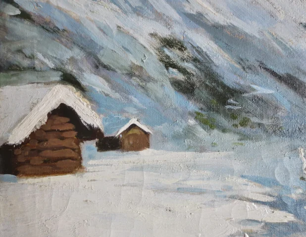 Pierre Godar, landschap van Savoie. — Goede staat