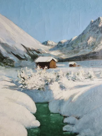 Pierre Godar, landschap van Savoie. — Goede staat