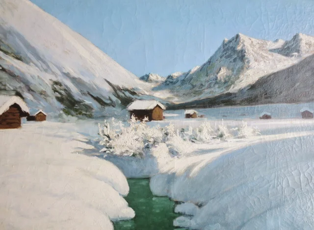 Pierre Godar, landschap van Savoie. — Goede staat