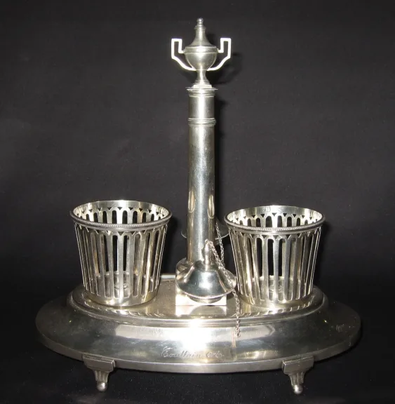 Huilier vinaigrier époque Louis XVI