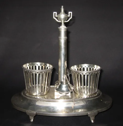 Huilier vinaigrier époque Louis XVI