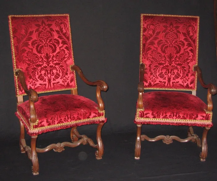 Paar LOUIS XIV PERIODE SESSEL