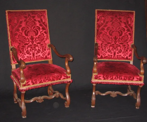 Paar LOUIS XIV PERIODE SESSEL