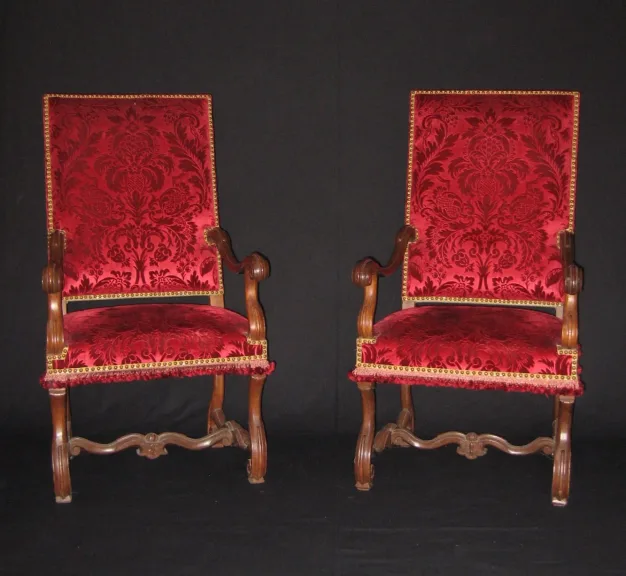 Paar LOUIS XIV PERIODE SESSEL