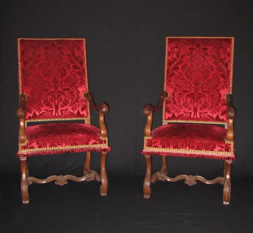 Paar LOUIS XIV PERIODE SESSEL