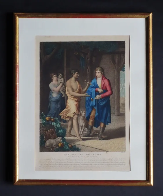 PAIR OF AQUATINTS