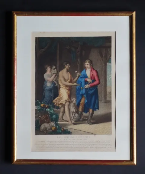 COPPIA DI AQUATINTS