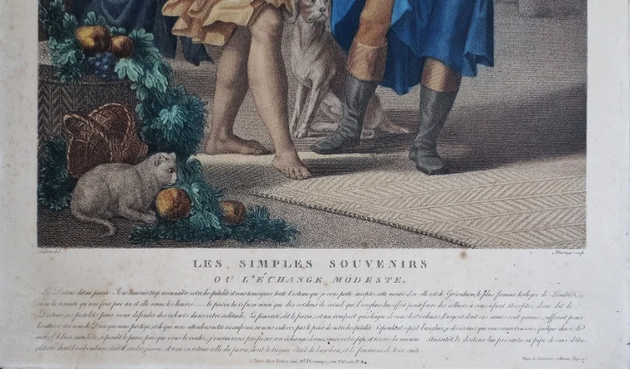 PAIR OF AQUATINTS