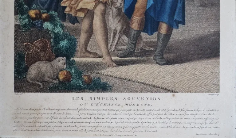 COPPIA DI AQUATINTS