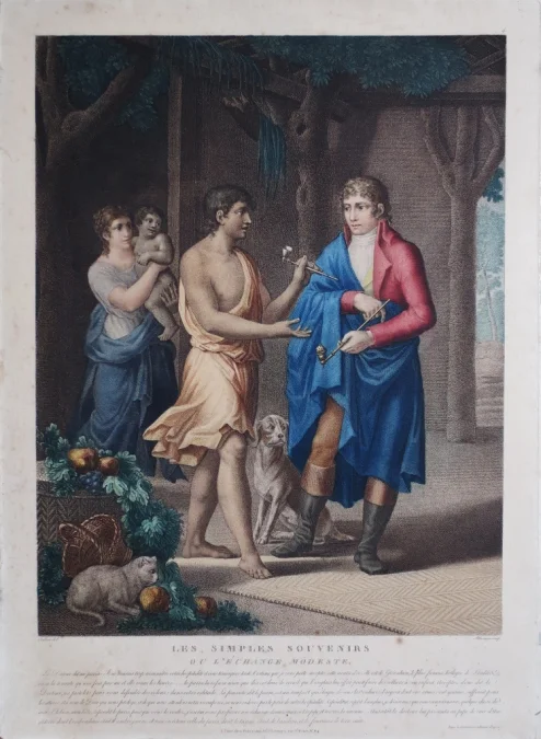 PAIR OF AQUATINTS
