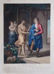PAIR OF AQUATINTS