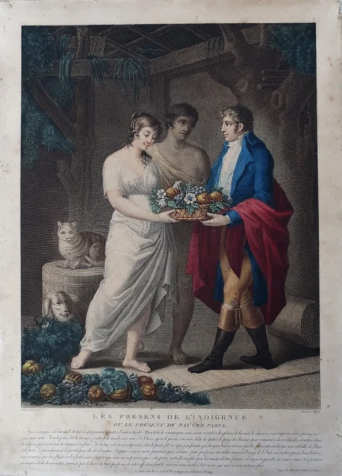 PAIR OF AQUATINTS