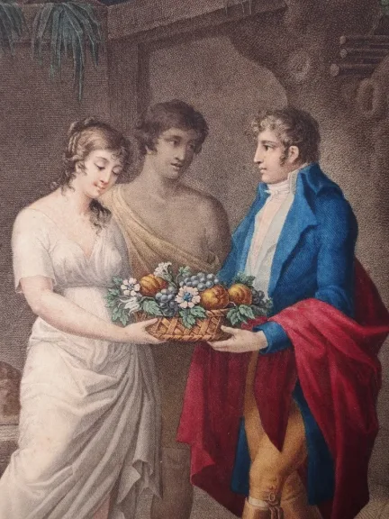 COPPIA DI AQUATINTS