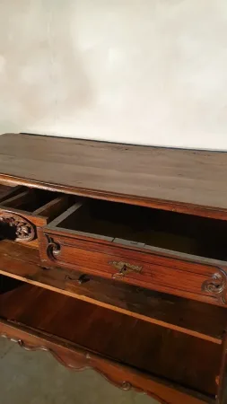 Buffet bas Louis XV en chêne