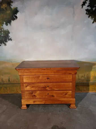 Petite commode époque Louis Philippe en merisier