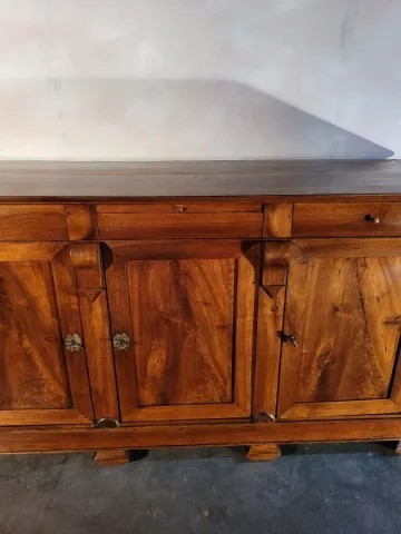 Enfilade époque restauration en noyer massif