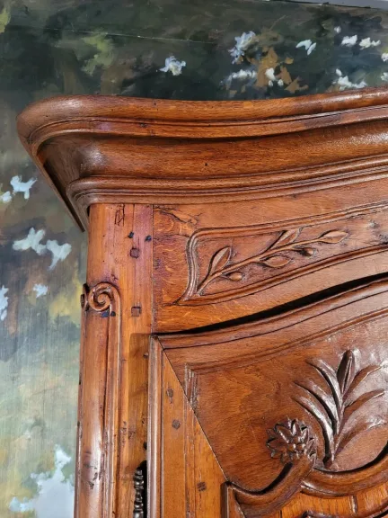 Buffet deux corps Louis XV en chêne