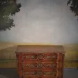 Commode arbalète époque XVIII ème