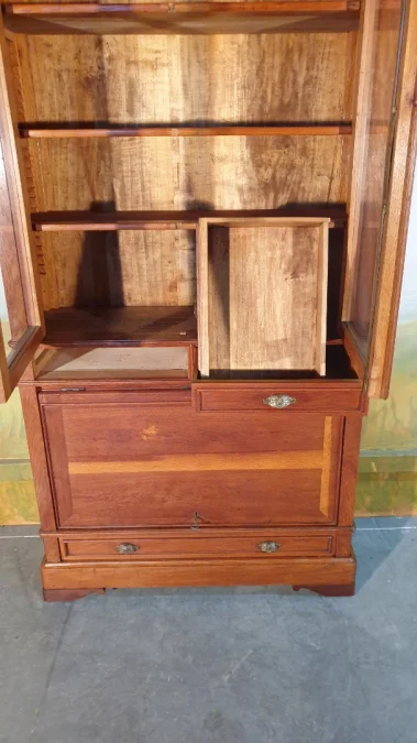 NINETEENTH CENTURY BUREAU BOOKCASE