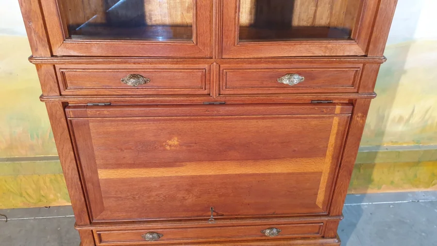 NINETEENTH CENTURY BUREAU BOOKCASE