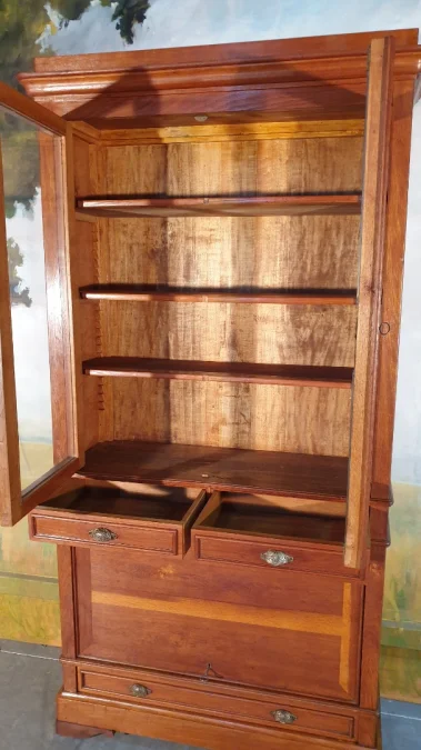 NINETEENTH CENTURY BUREAU BOOKCASE